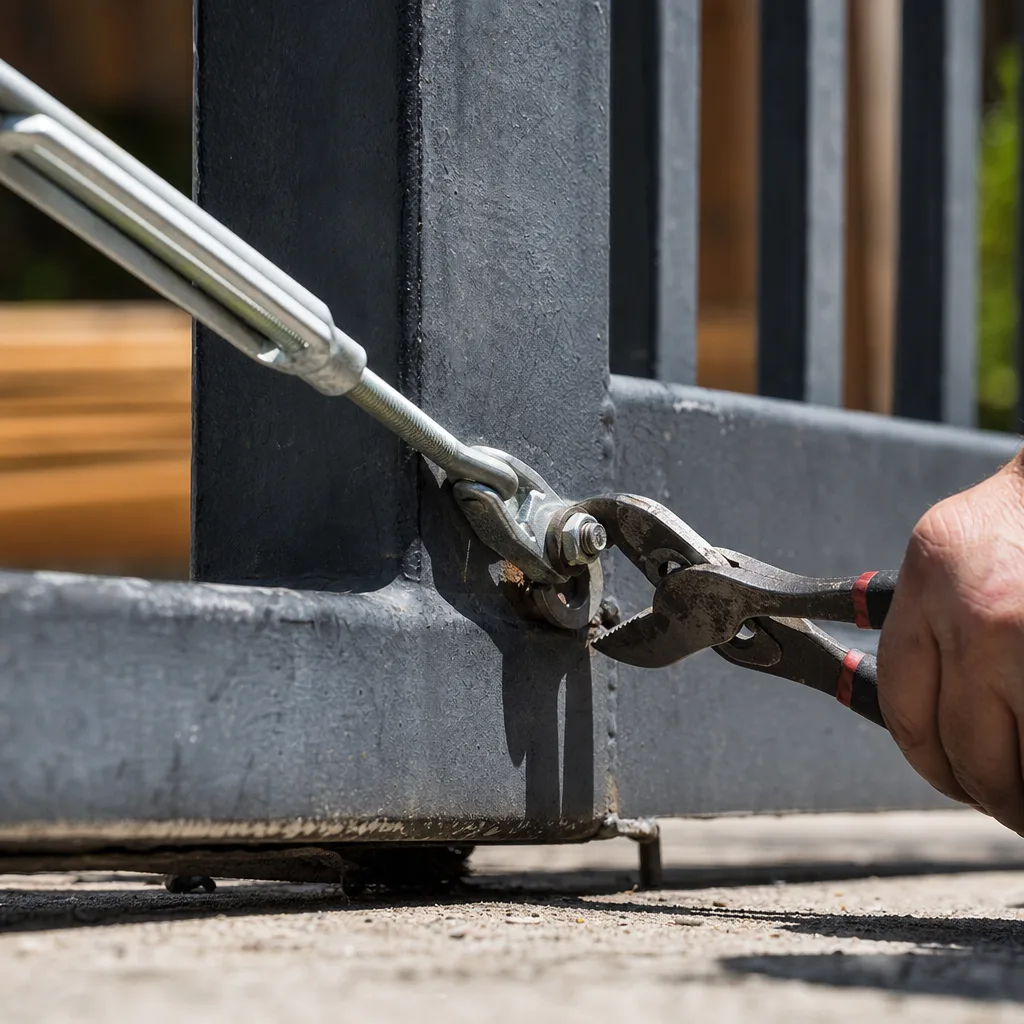Illustration for driveway gate repair
