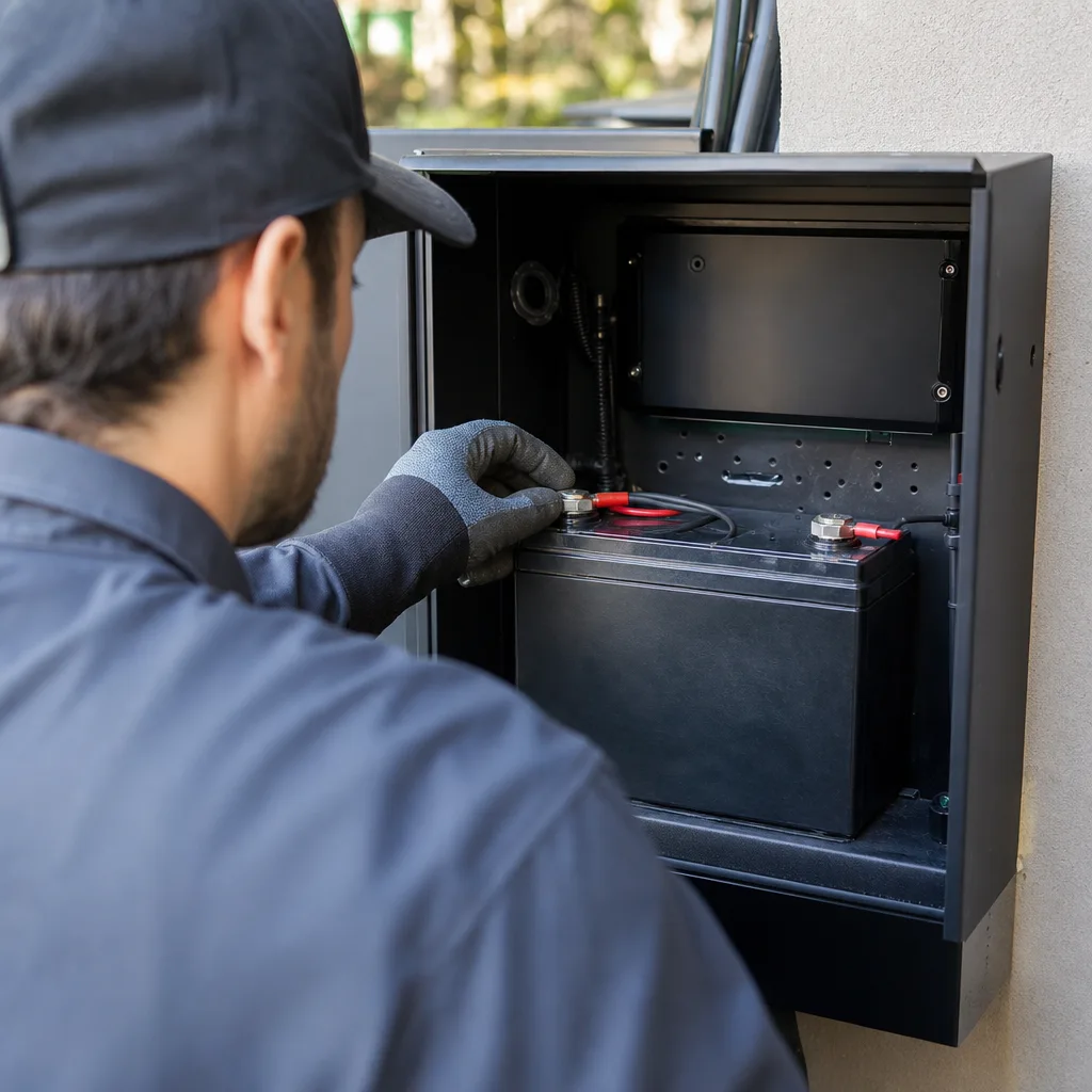 Illustration for electric gate repair near me